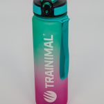 Water Bottle 1 litre - Green/Purple